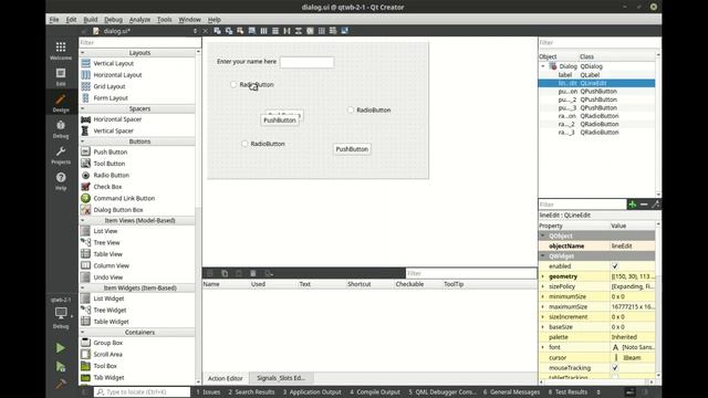 Why I hate the absolute layout - Udemy Preview - Qt Widgets for Beginners смотреть онлайн