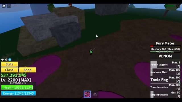 Beating Every Boss With Only Venom Fruit - Blox Fruits [Roblox] смотреть онлайн