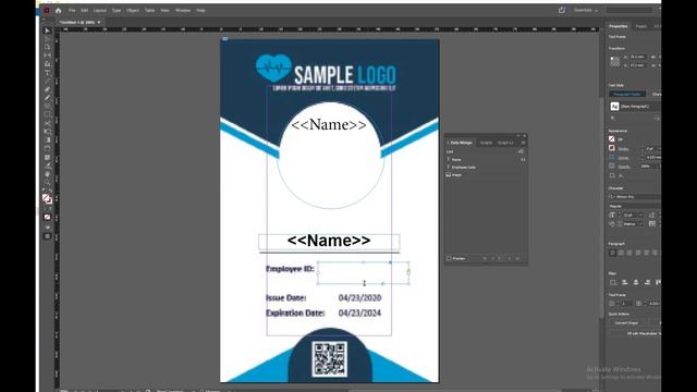 Data merge / Print Merge in Adobe indesign / How to Use InDesign Data Merge for Text and Image смотреть онлайн