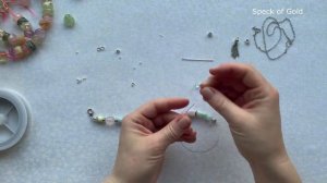 Браслет из натуральных камней на ювелирном тросе. Мастер-класс.