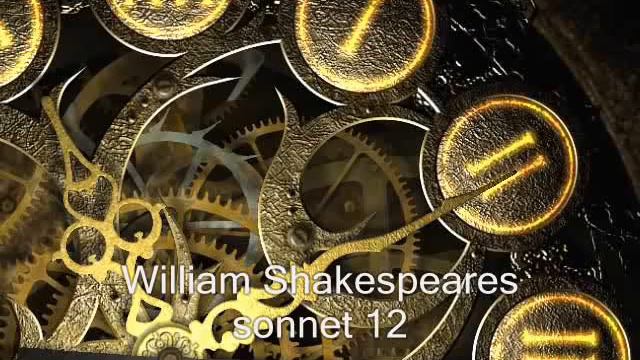 William Shakespeares sonnet 12 смотреть онлайн