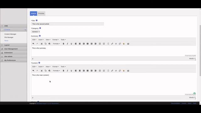 CMS Made Simple Tutorial 02- Admin Area смотреть онлайн
