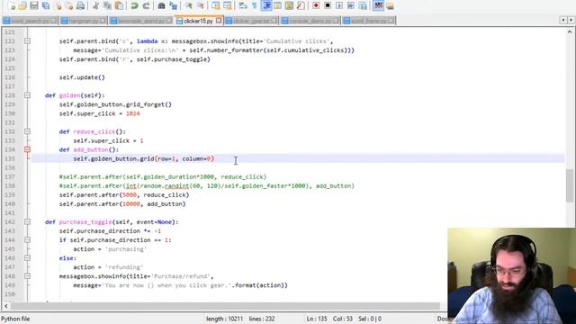 Let's Code Python: Idle Clicker, Part 15 смотреть онлайн