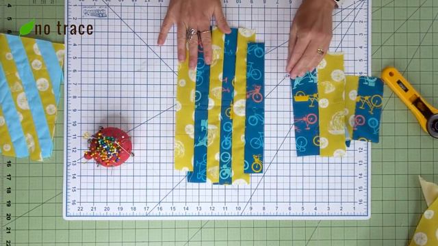 How to sew a cute striped panel. Easy scrap busting project! смотреть онлайн