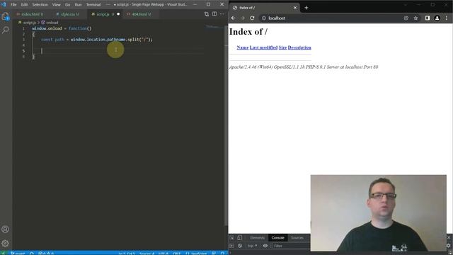 Building a Single Page Web App in JS - No Frameworks! смотреть онлайн