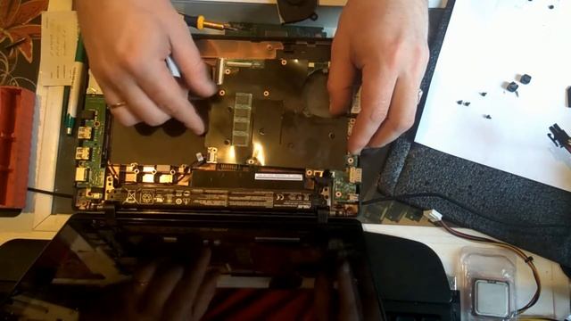 Asus X200CA Как разобрать ноутбук, как почистить смотреть онлайн
