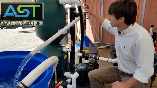 Bubble Bead Skid Filtration with Pump Assisted Backwash for Powerful Cleaning! смотреть онлайн