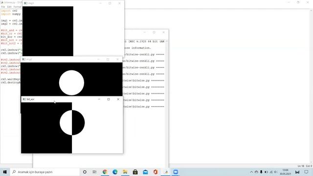 Python ve OpenCv Eğitimi Ders 13 Bitwise Operatörü ile resimler üzerinde ve veya ters işlemleri смотреть онлайн