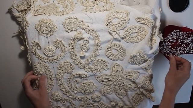 Работа на планшете. Ирландское кружево. смотреть онлайн