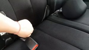 How to fold down rear seat - Suzuki Liana 2006