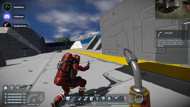 Space Engineers, Between the Season, Teaching SkullinArms how to build a ship смотреть онлайн