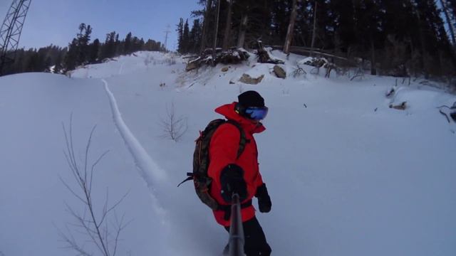 Гладенькая. Южный склон. 24.01.2015 смотреть онлайн
