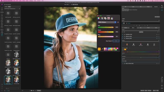 Color grade your photos in ON1 - make a gradient map смотреть онлайн