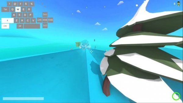 NEW MOVEMENT TUTORIAL FOR CRAB GAME SLIPPERY SLOPE COURSE! INCLUDING KEYBOARD INPUTS AND EXPLANATIO