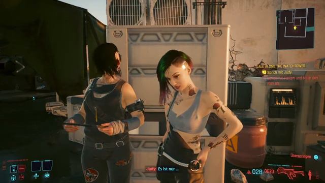 Cyberpunk 2077 - Stern Ende / Panam und Nomaden Ende mit Judy смотреть онлайн