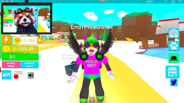 НОВЫЕ ПИТОМЦЫ и МАГНИТ В РОБЛОКС СИМУЛЯТОР МАГНИТА ROBLOX Magnet Simulator Летсплей | РЫЖИЙ ЕНОТ смотреть онлайн