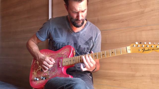'Too much delay again' on my pink Paisley Fender telecaster смотреть онлайн