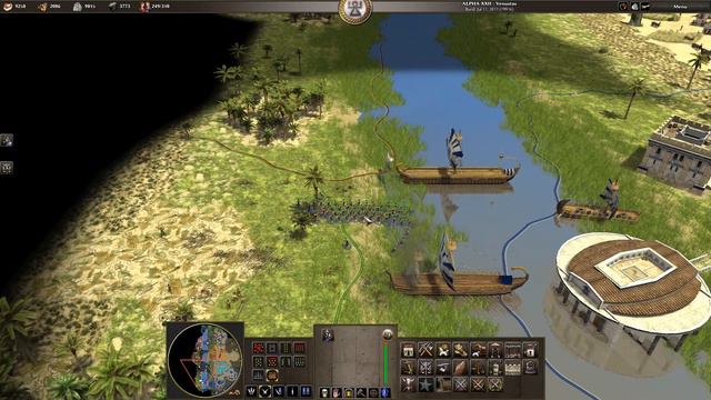 BATTLE FOR THE NILE! HISTORICAL RTS - 0 AD GAMEPLAY LETS PLAY