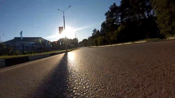 Фрискейт на роликах.