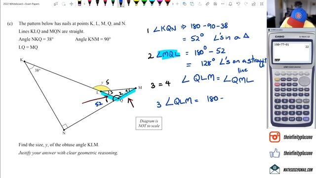 NCEA Level 1 Geometric Reasoning 2021 NZQA Exam - Worked Answers
