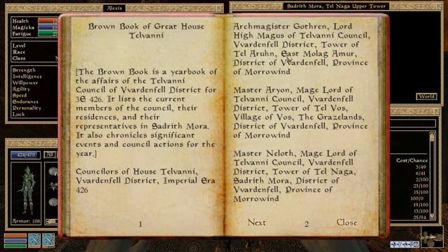 The Elder Scrolls III: Morrowind [#194] - Alexis + Neloth = Heart