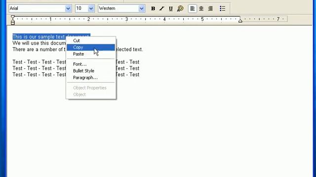Wordpad Lesson 3 Copy and Paste смотреть онлайн