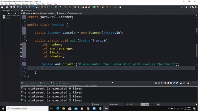 Counter-controlled while loop statements - JAVA tutorial with PRACTICAL example смотреть онлайн