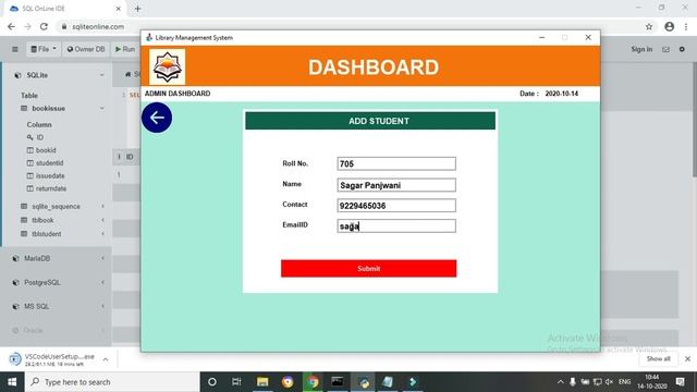Library Management || Python Tkinter Project || By Pankaj Panjwani смотреть онлайн