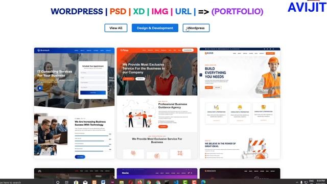Responsive Web Design | PSD to HTML | PSD,XD,Figma to Wordpress Work Portfolio смотреть онлайн