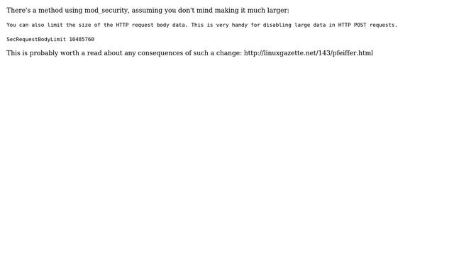 DevOps & SysAdmins: Apache responding with Request Entity Too Large (4 Solutions!!) смотреть онлайн