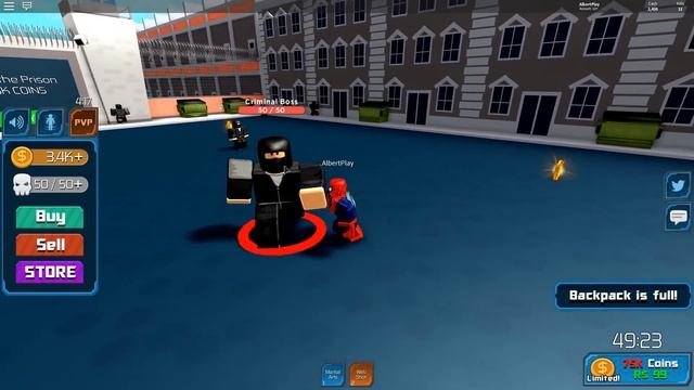 НОВЫЙ СИМУЛЯТОР СУПЕРГЕРОЯ В РОБЛОКС! Roblox Superhero Simulator | Роблоксер Альберт смотреть онлайн