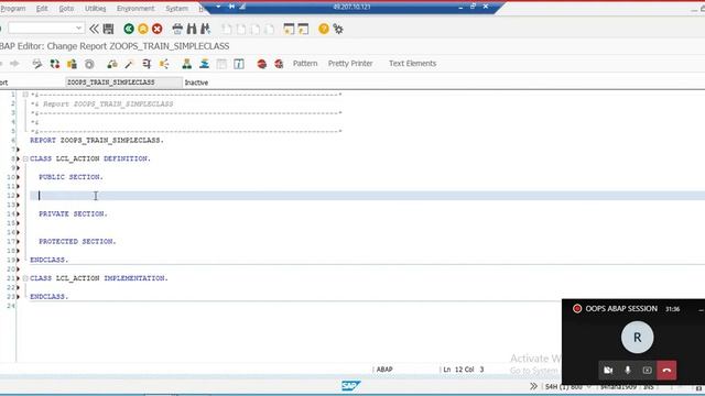Classes in OOPS ABAP | Create your First OOPS ABAP Program | Step by Step Guide смотреть онлайн