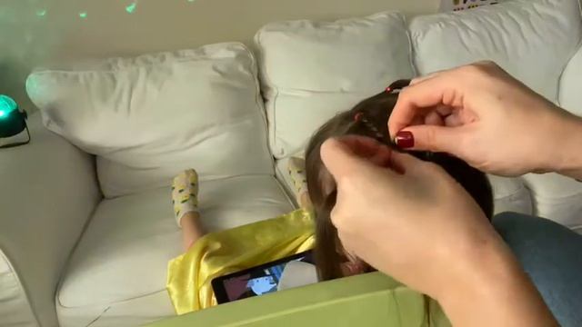 Детская красивая причёска с сердечками / причёска для девочки 2020 года / hairstyle ideas / смотреть онлайн