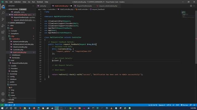 21 GET TO KNOW LARAVEL IT SERVICE MANAGER SENDING EMAILS WITH LARAVEL PART 1 EMAIL SETUP смотреть онлайн