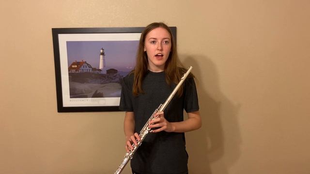 Chromatic Scale C to C one octave Flute смотреть онлайн