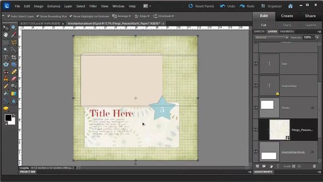 Photoshop Elements 10 Move Tool смотреть онлайн