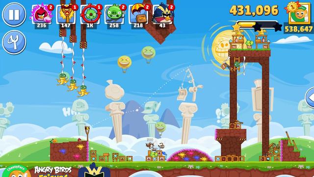 Angry Birds Friends Pranking Pigs Tournament 1219 Level 3 No Power UP смотреть онлайн