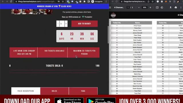 Live Draw - 16th January 2023 смотреть онлайн