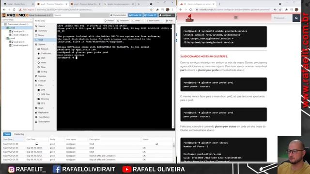 Configurando GlusterFS no Proxmox смотреть онлайн