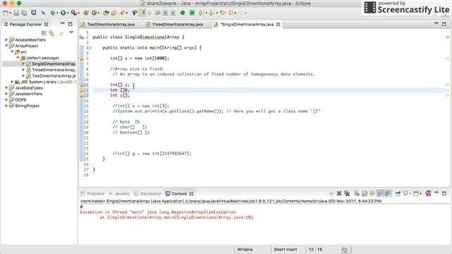 Java Array 1-Dimensional смотреть онлайн