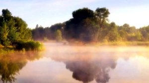 Ярослав Сумишевский и Лена Василек-А над речкой туман