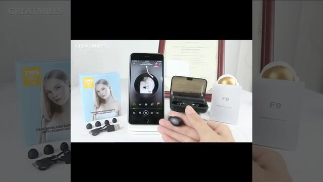 ÉCOUTEUR BLEETOUTH F9-5 смотреть онлайн