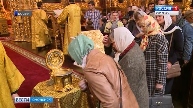 Смоляне вновь могут поклониться мощам святой Матроны смотреть онлайн
