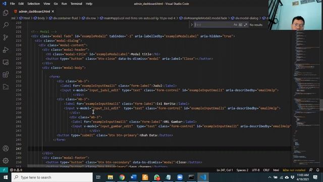 CRUD menggunakan SPA Vue JS & MongoDB смотреть онлайн