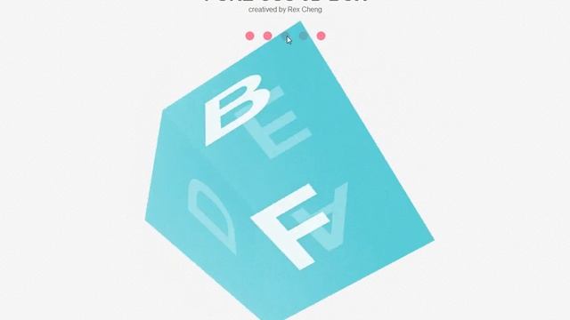 PURE CSS 3D CUBE смотреть онлайн