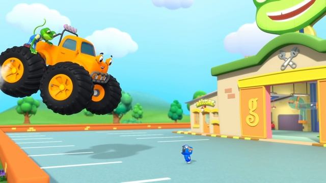 Monster Truck Playground Accident｜Gecko's Garage｜Funny Cartoon For Kids｜Learning Videos For Toddler смотреть онлайн