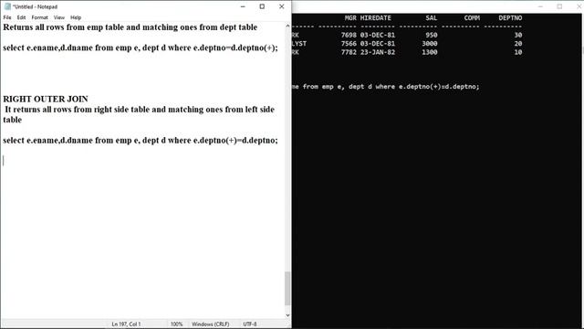 #56 Oracle Tutorials | OUTER JOINS (Left, Right & Full Outer Joins) by Mr. Alok смотреть онлайн