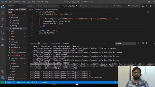 Python boot camp August | Session 17 | Project: Towards production quality code revisiting unittest смотреть онлайн