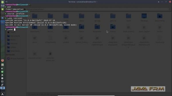 Bellsoft Liberica JDK 11 Installation on MX Linux 19 and set JAVA_HOME Environment Variable Globall