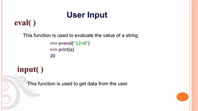 User Input | First python program смотреть онлайн